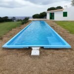 Piscina 12x2 de natación alargada Phelps12 de fibra de vidrio