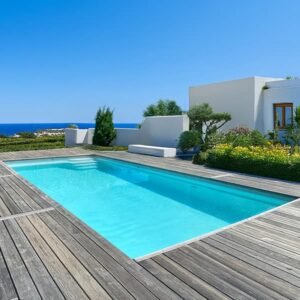 Piscina grande 9x4 de poliester Cielo9