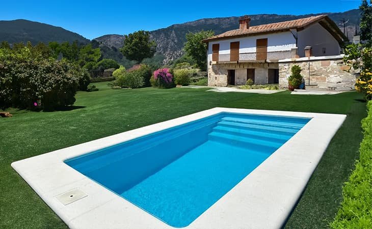 Piscinas de fibra