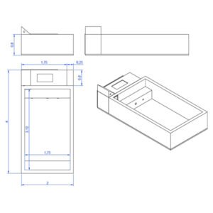 medidas piscina elevada minipool 4x2