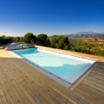 Piscina de fibra de vidrio 9x4 Marlene95 en color blanco