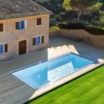 Piscina fibra rectangular blanca 9x4 Marlene95