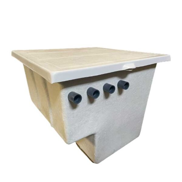 caseta con depuradora piscina