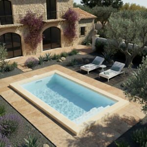 piscina pequeña poliester 4x2 Marlene40